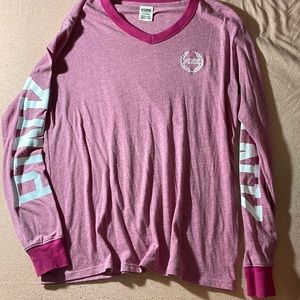 Pink long sleeve shirt